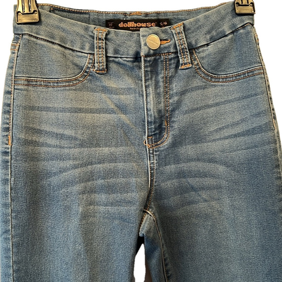 DollHouse Pants, SZ 5/6, Waist 12", Length 36", Inseam 26", Lots of stretch - Picture 2 of 7